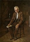 Charles Spencelayh Meditation - Rent Day painting